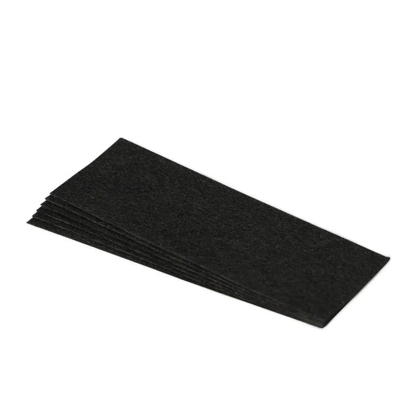 Brow Code Shape & Smooth Pre-Cut Wax Strips in a black box, 500 precision-cut strips for professional brow shaping and smooth waxing results