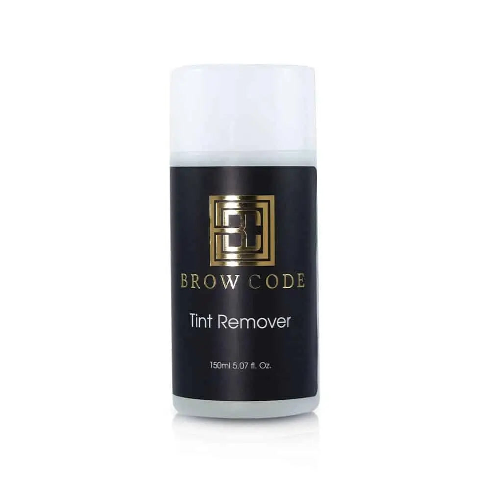 Brow Code Tint Remover 150ml for gently removing excess brow tint while maintaining skin and hair integrity