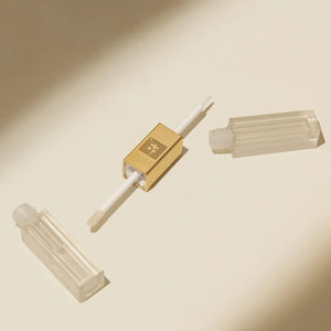 Brow Code Multi-Peptide Hair Growth Serum with dual-ended applicator, designed to nourish and enhance natural brow and lash growth for fuller, healthier results