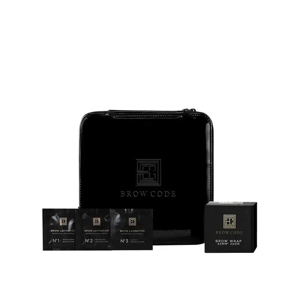 Black Brow Code product set on a white background