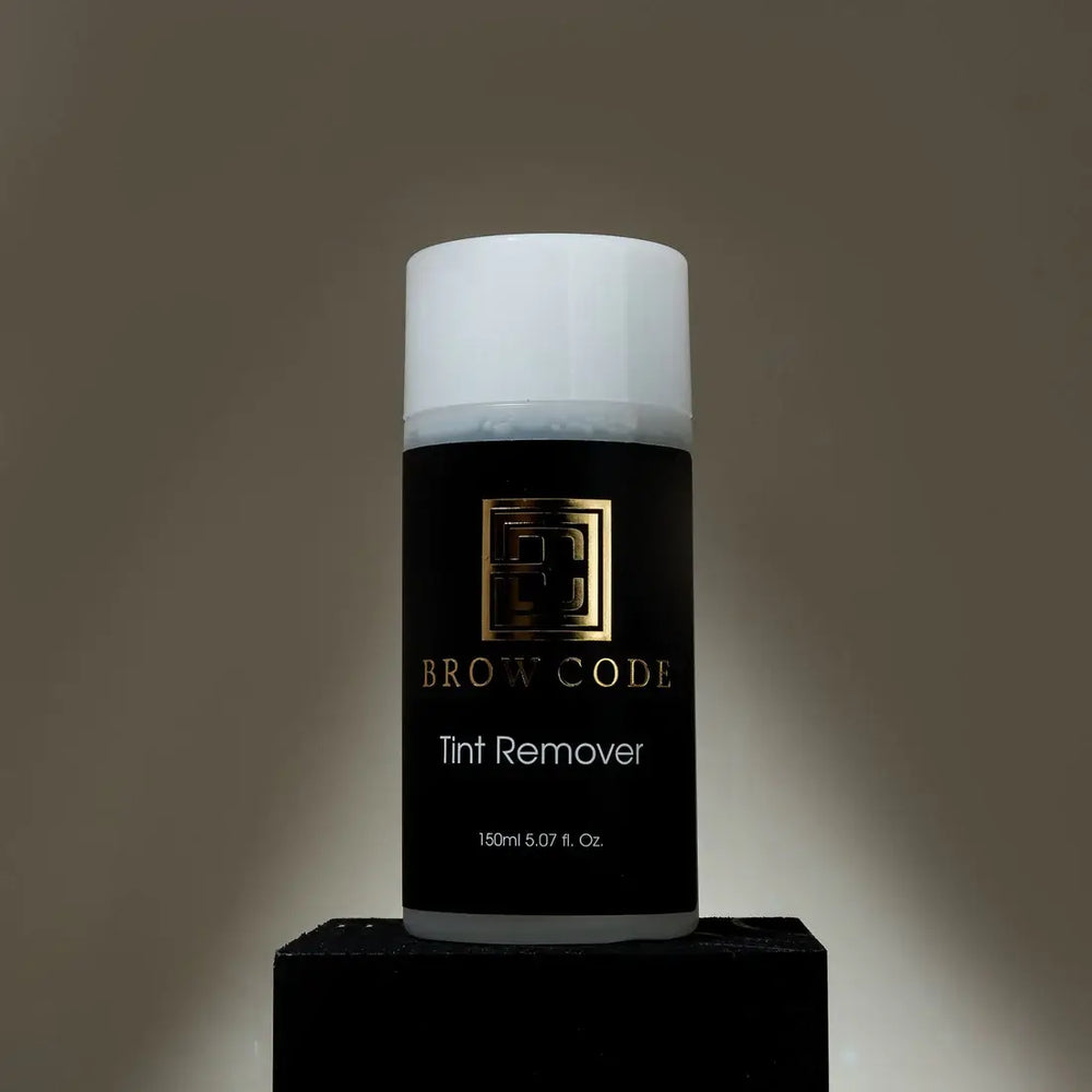 Brow Code Tint Remover 150ml for gently removing excess brow tint while maintaining skin and hair integrity