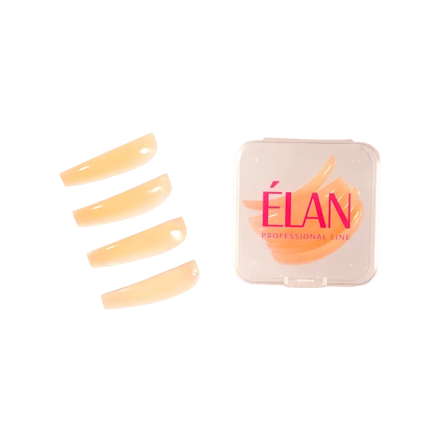 ÉLAN WOW! Lash Shields in pink silicone with transparent branded case, designed for professional lash lifting and shaping treatments.