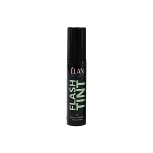 Élan Flash Tint Sweet Caramel 10ml, amber brown professional eyebrow tint for rich color payoff and defined, natural-looking brows