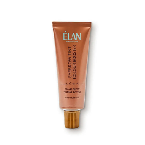 Élan Eyebrow Tint Colour Booster tube from the Smart Brow Tinting System, designed to intensify and prolong eyebrow tint results
