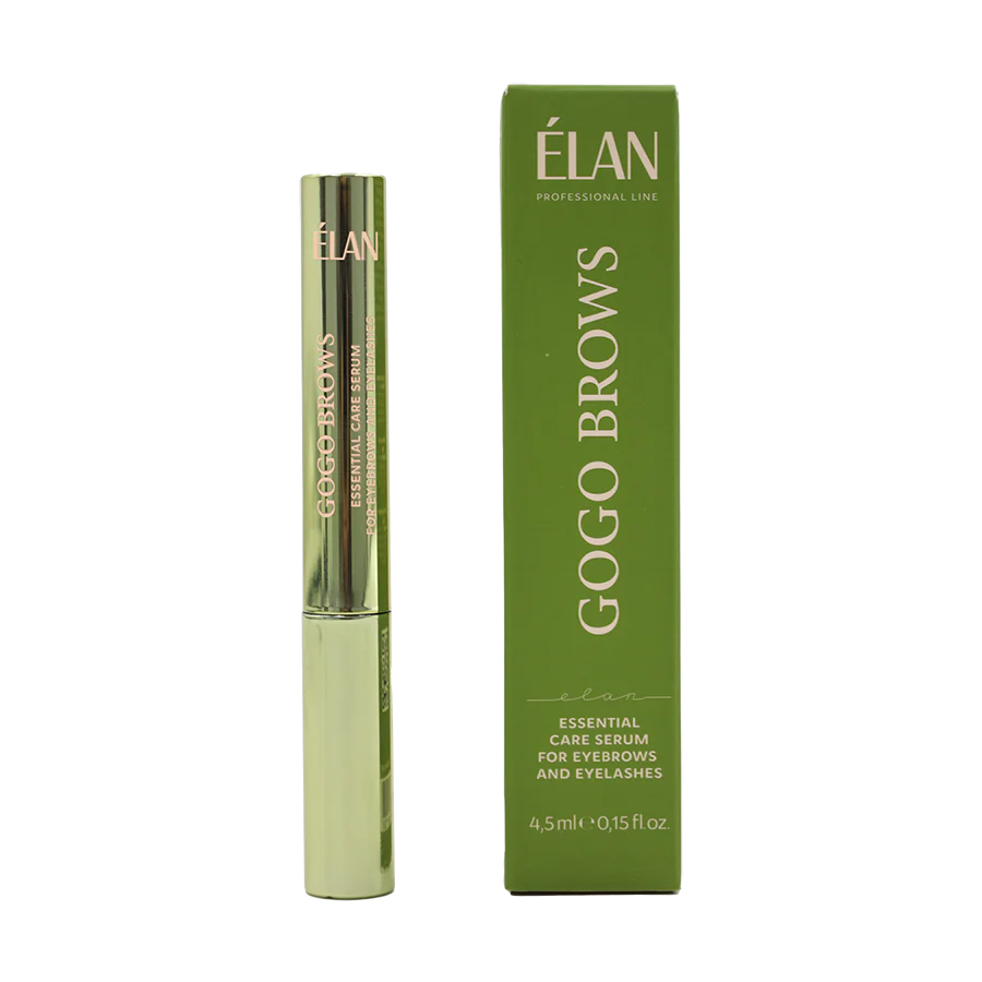 Strengthen and nourish brows and lashes with ÉLAN Gogo Brows serum—perfect for post-treatment care, hydration, and daily eyebrow styling