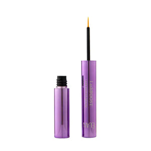ÉLAN LashBOOST Lash Peptide Serum in a sleek purple tube with fine applicator brush, designed to promote lash growth and strengthen hairs