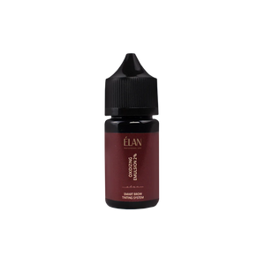 ÉLAN Oxidizing Emulsion 2% in a dark red 30ml bottle with black cap, designed for Smart Brow Tinting System and intense color activation.