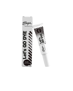 Thuya Let's Go Dye Dark Chocolate offers intense deep brown eyebrow tint in a professional tube for bold, defined brows with long-lasting color
