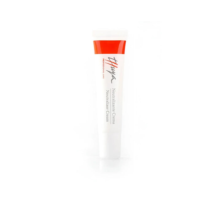 Thuya Neutralizer Cream Step 2 in a white and red squeeze tube, essential for completing professional lash and brow lamination treatments.